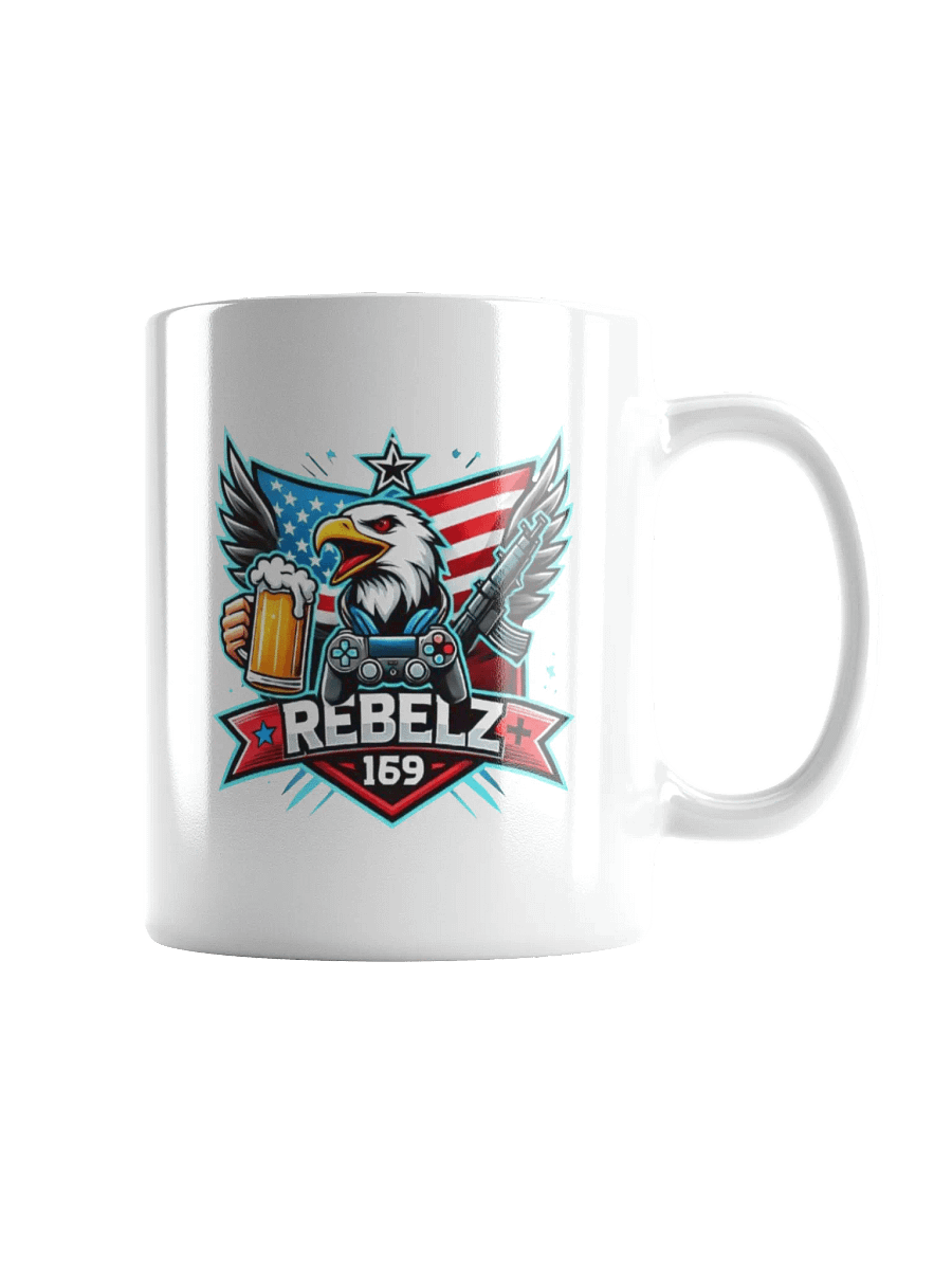 Rebelz169 Distressed Logo Mug product image (3)