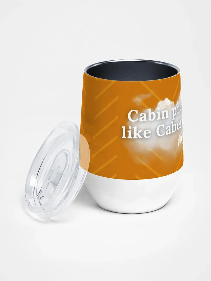 🍷 Cabin Pressure? More Like Cabernet Pressure! - Traveller’s Wine Tumbler product image (2)