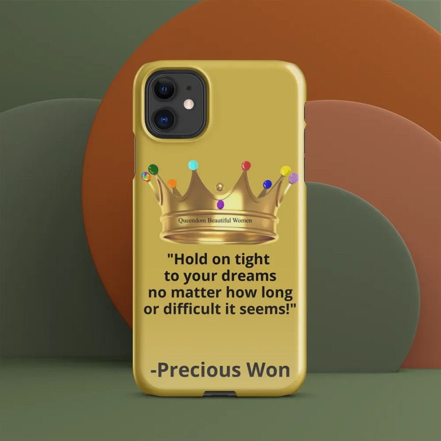 Queendom Beautiful Women iPhone® Snap Case (Gold) product image (6)