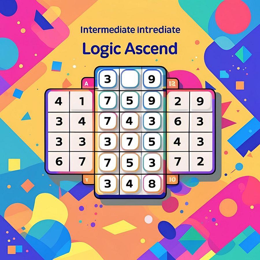 Logic Ascend - Intermediate Sudoku to Boost Mental Skills product image (1)