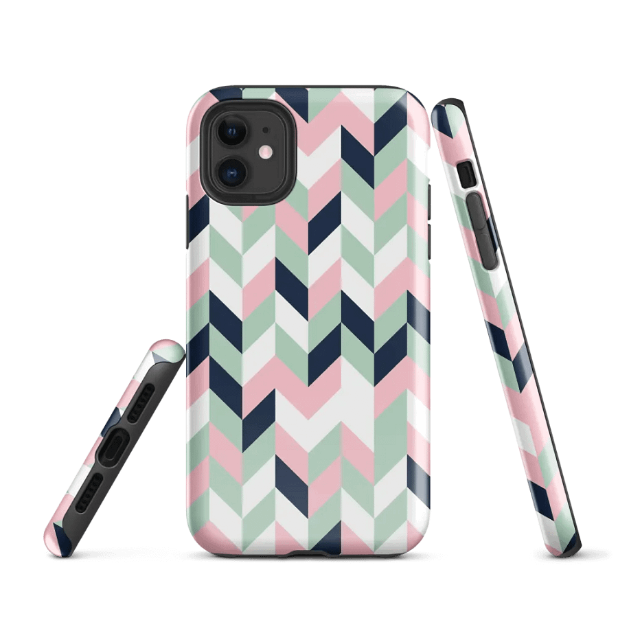 Zigzag Herringbone Tough Case for iPhone® product image (1)