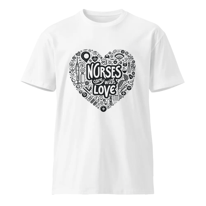 nurses care with love t-shirt product image (1)