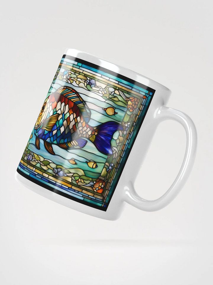 #003 - Snapper Fish Stained Glass Mug product image (4)