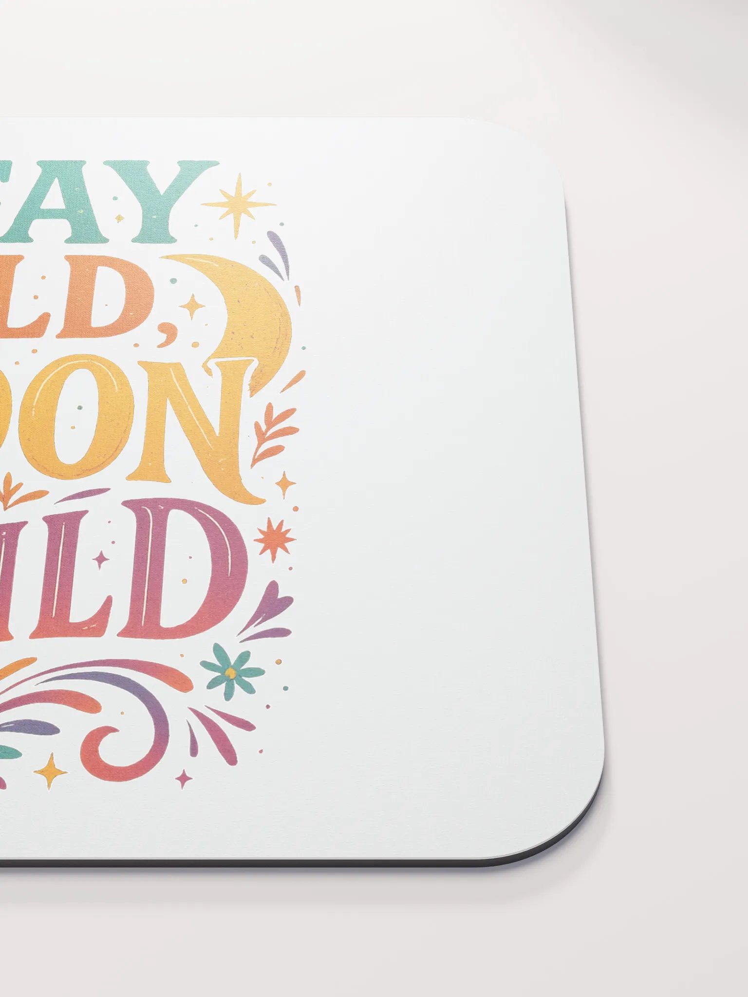 Stay Wild Moon Child Mouse Pad – Celestial Desk Decor product image (5)
