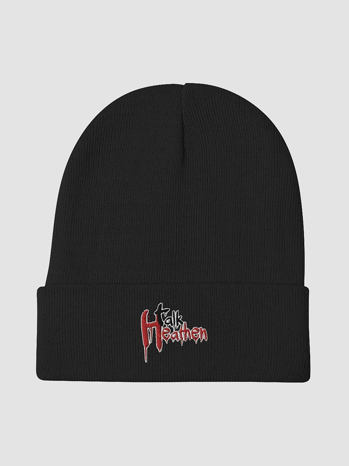 Talk Heathen Embroidered Beanie product image (1)