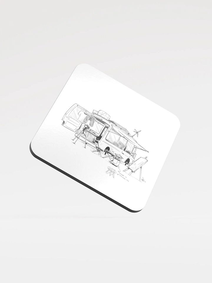 A Tiny Dream | Glossed Cork Coaster product image (1)