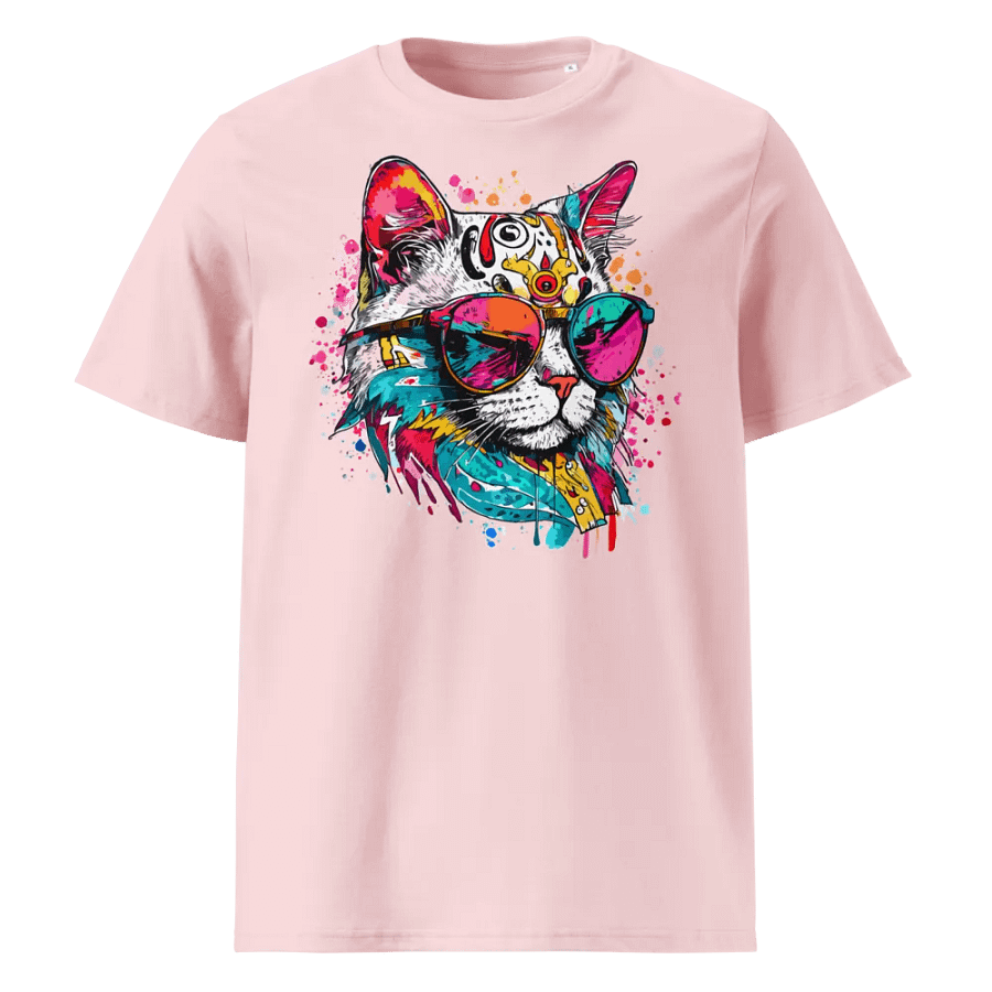 Colorsplash Hippie Katze 7 , Shirt product image (5)