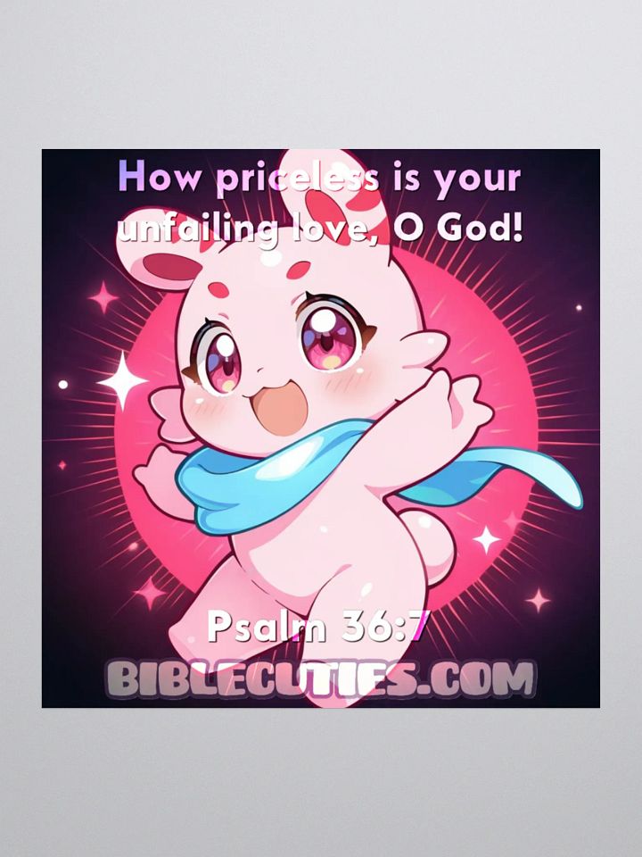 Bible Cuties Rosy - How priceless is your unfailing love, O God! product image (2)