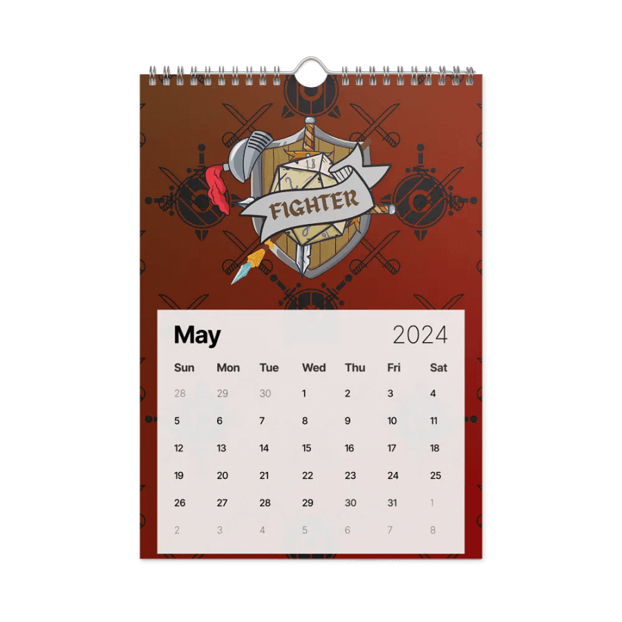 Chill Zone DnD Vibes 2024 Calendar product image (8)