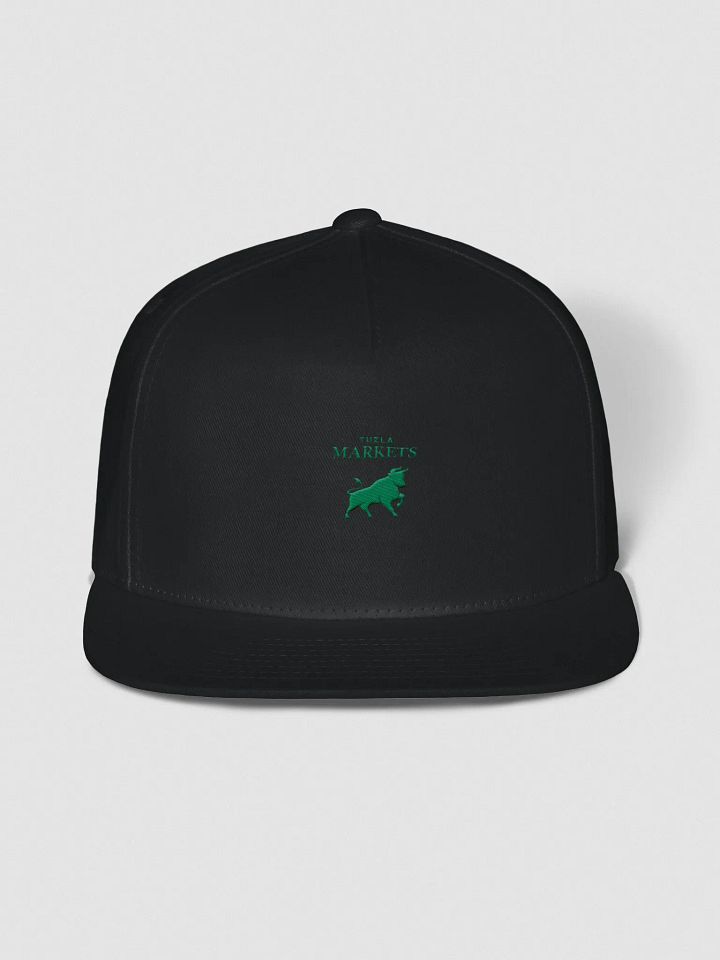 Flat Snapback Cap 8 Embroidered product image (3)