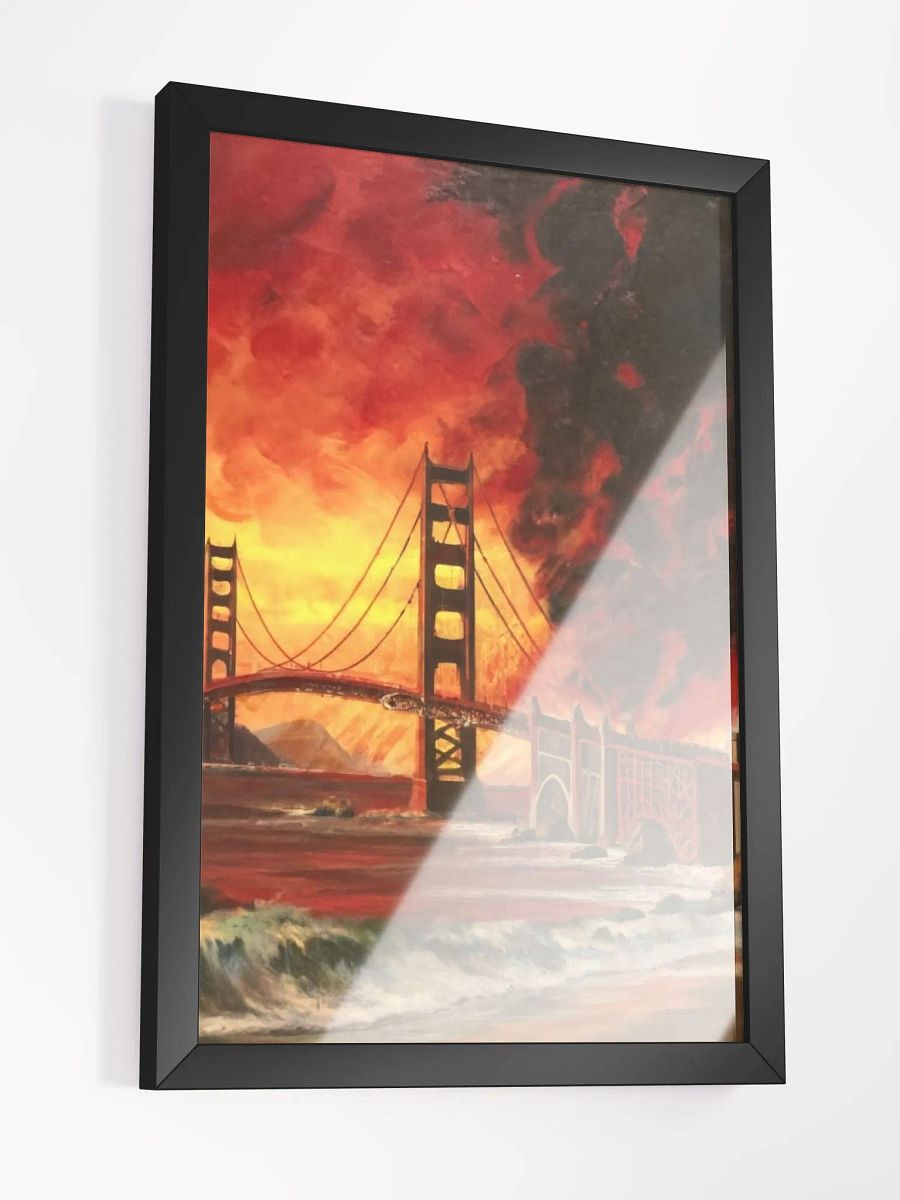 Golden Gate Inferno: A Fiery Rendition of San Francisco's Icon product image (9)