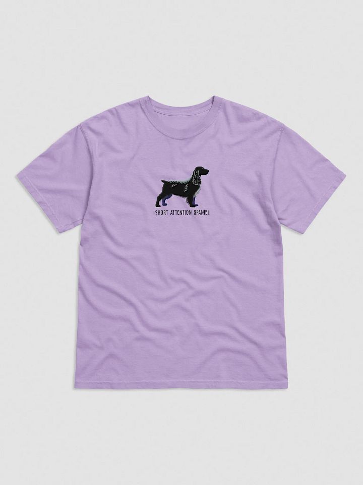 Short Attention Spaniel T-Shirt(Embroidered) of a Field Spaniel(Black) product image (33)