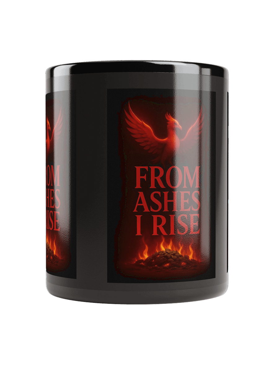 From Ashes I Rise - Black Glossy Mug product image (5)