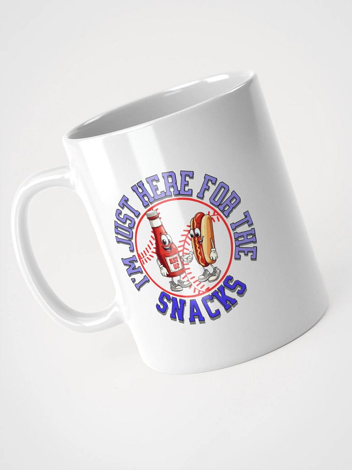 Im Just Here For The Snacks Baseball Buddies Mug product image (2)