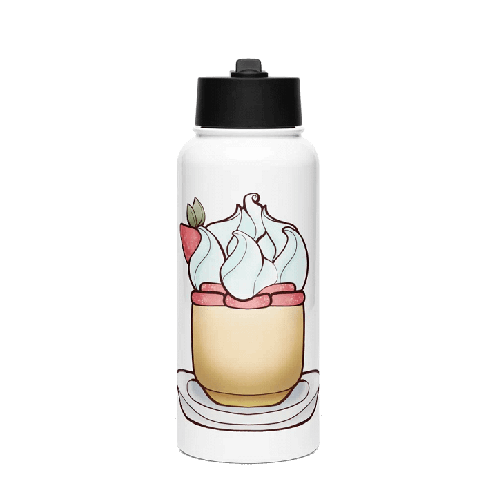 Strawberry Shortcake Stainless Steel Water Bottle With A Straw Lid product image (1)