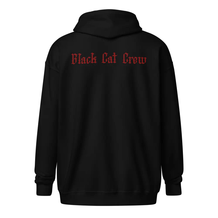 Black Cat Crew Zip Up product image (7)