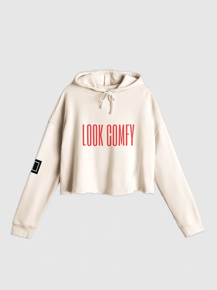 LOOK COMFY - Chic Cropped Hoodie product image (2)