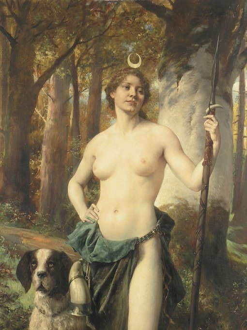 ''Diana on the Hunt'' by Ferdinand Wagner Jr. Poster product image (3)