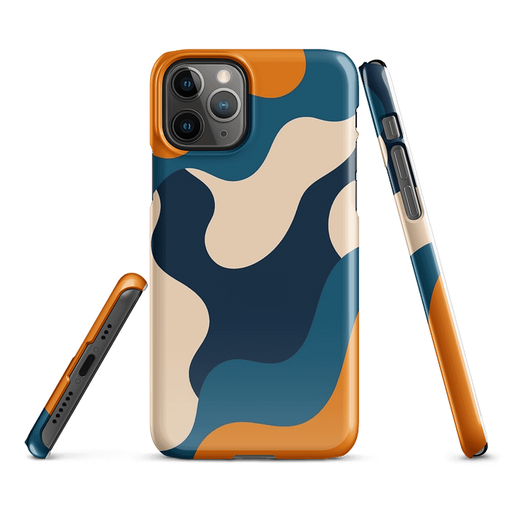 Waves of Color: The Ultimate Snap Case for iPhone product image (1)