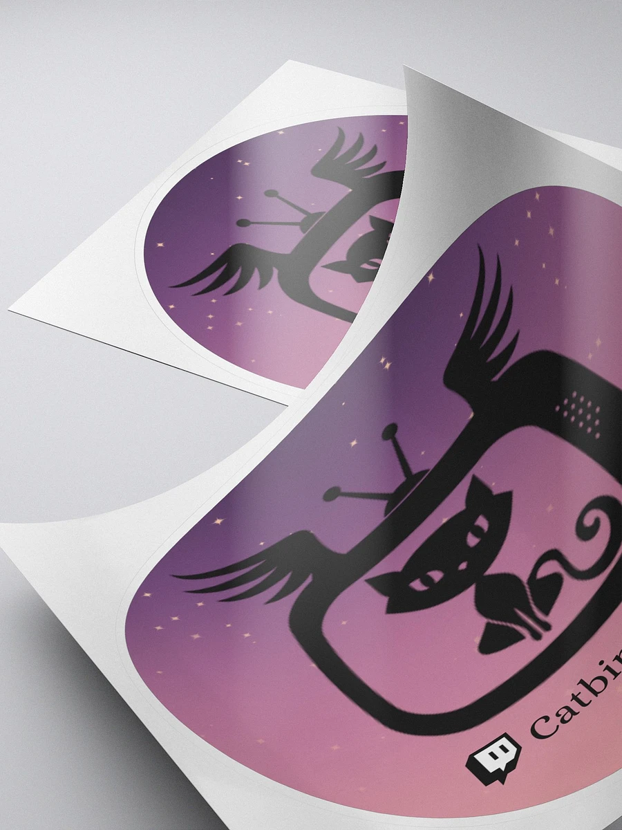 CatbirdTeeVee Logo Sticker product image (4)