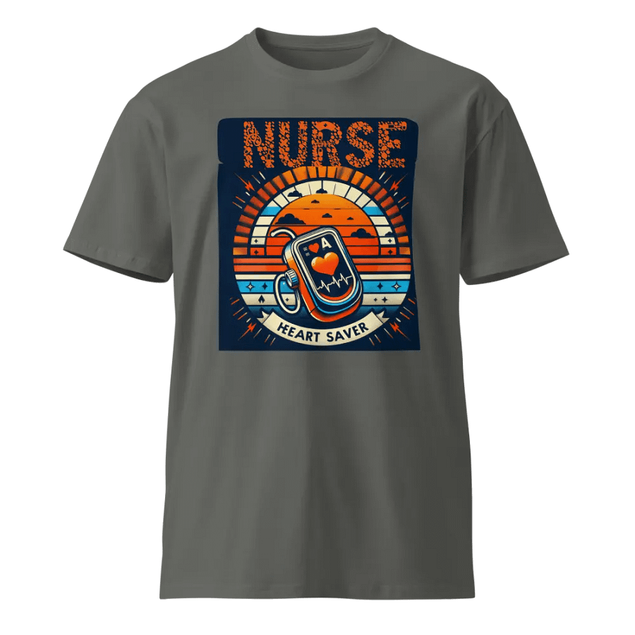 Heart Saver Nurse Sunset T-shirt product image (1)
