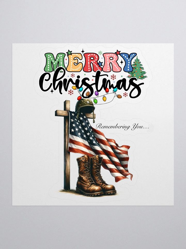 Remembering You Military Sticker product image (1)
