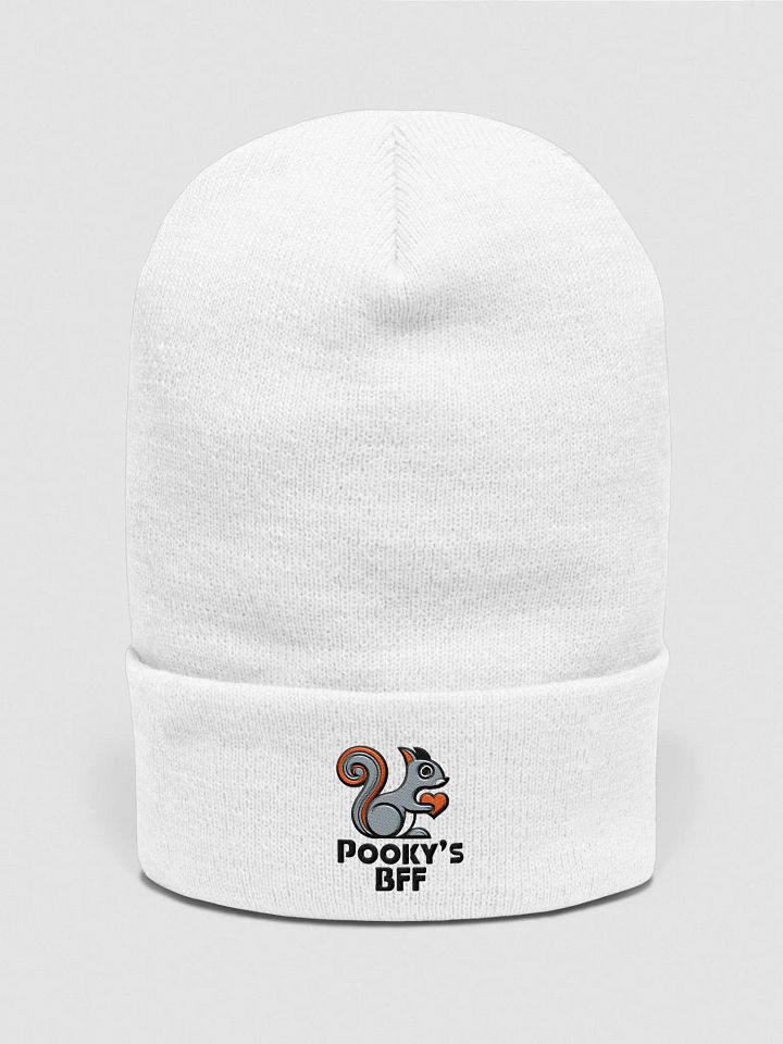 Cozy, HQ Beanie: Pooky's BFF, Squirrel grey red hert. face right product image (1)