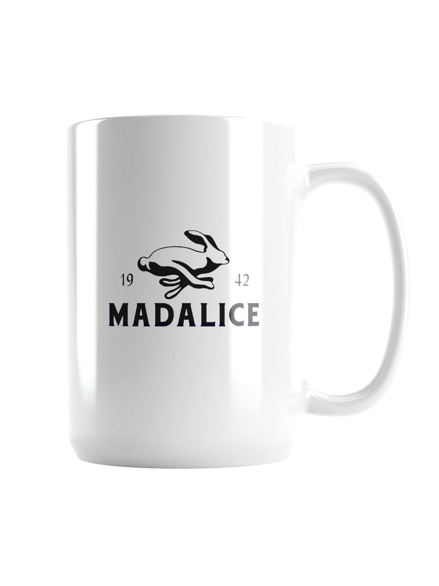 Blackout Bliss: White Glossy Mug product image (2)