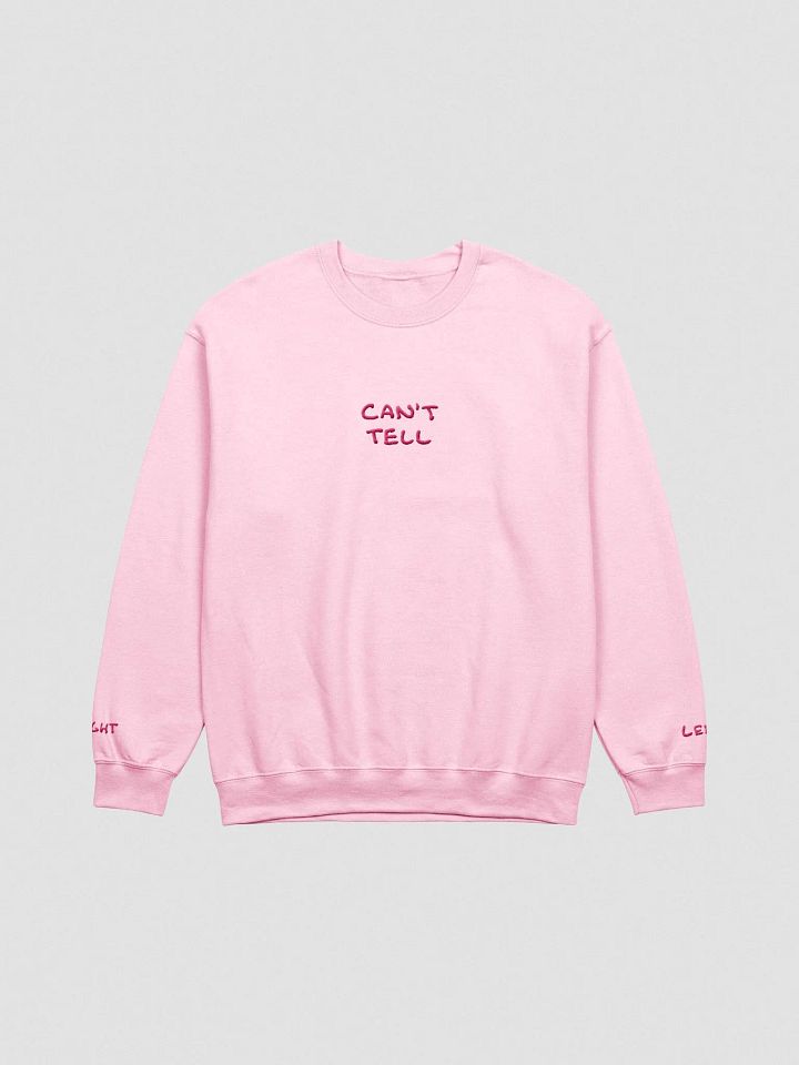 CAN'T TELL embroidered crewneck (pink) product image (1)