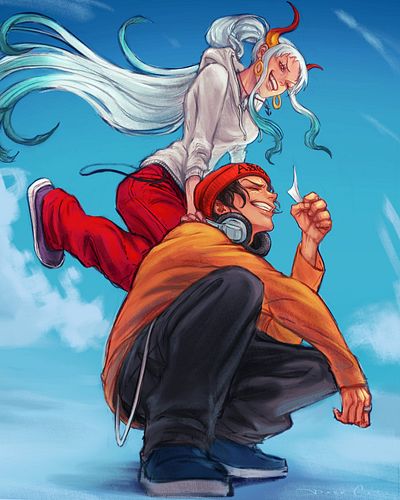 One Piece Revenge Arc Prompt #6: [Free Choice] 
#oprevengeart #ONEPIECE 

loved these two together sm Cx
couldn't help drawin...