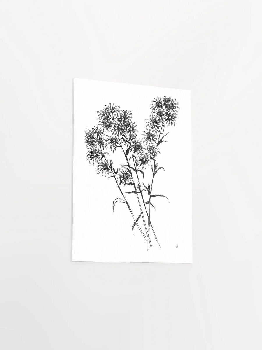 Monochrome Botanical Bliss Poster - Bouquet Flowers product image (3)