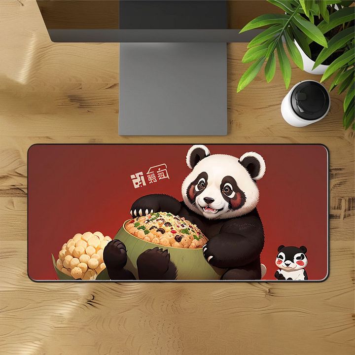 Panda Feast Desk Mat - 12