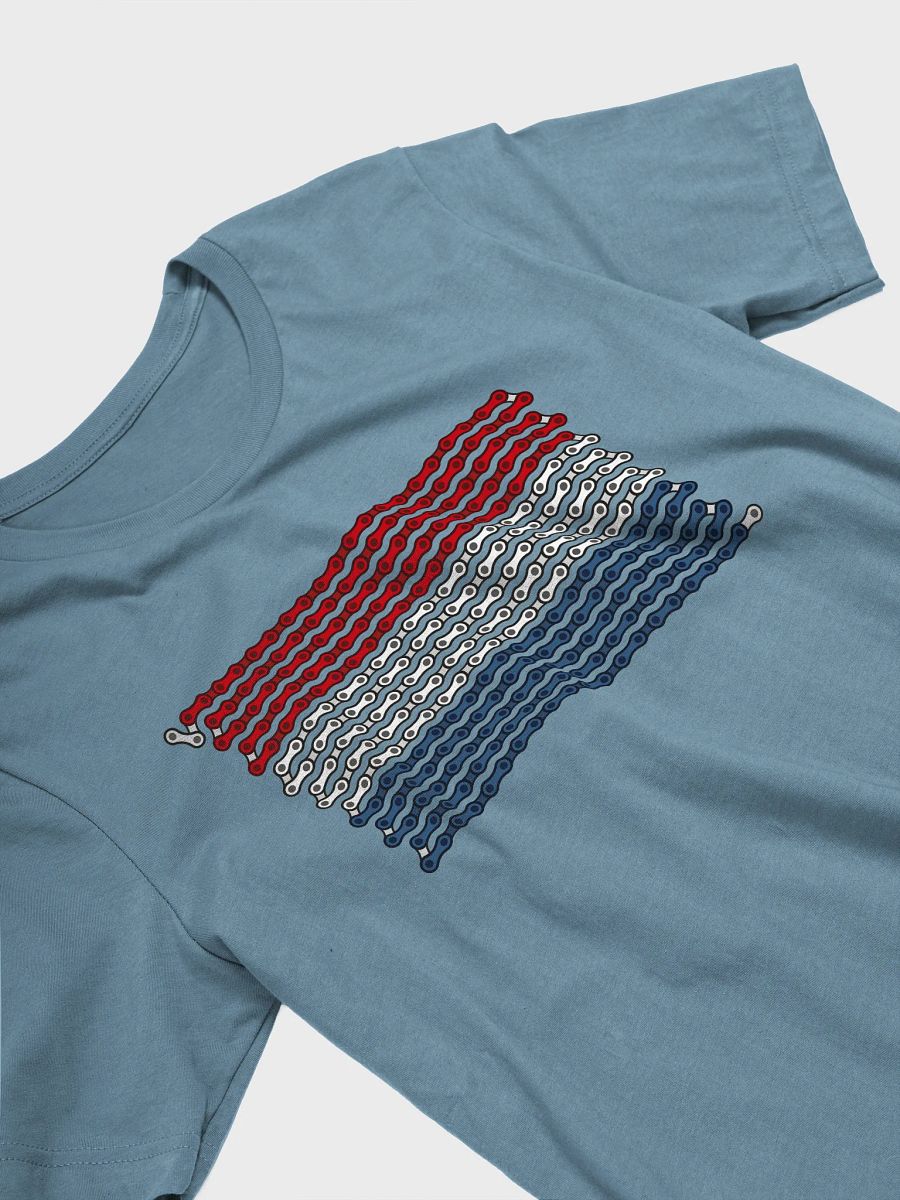 Netherlands Bike Chain Flag on Dark Color Supersoft Tee product image (6)