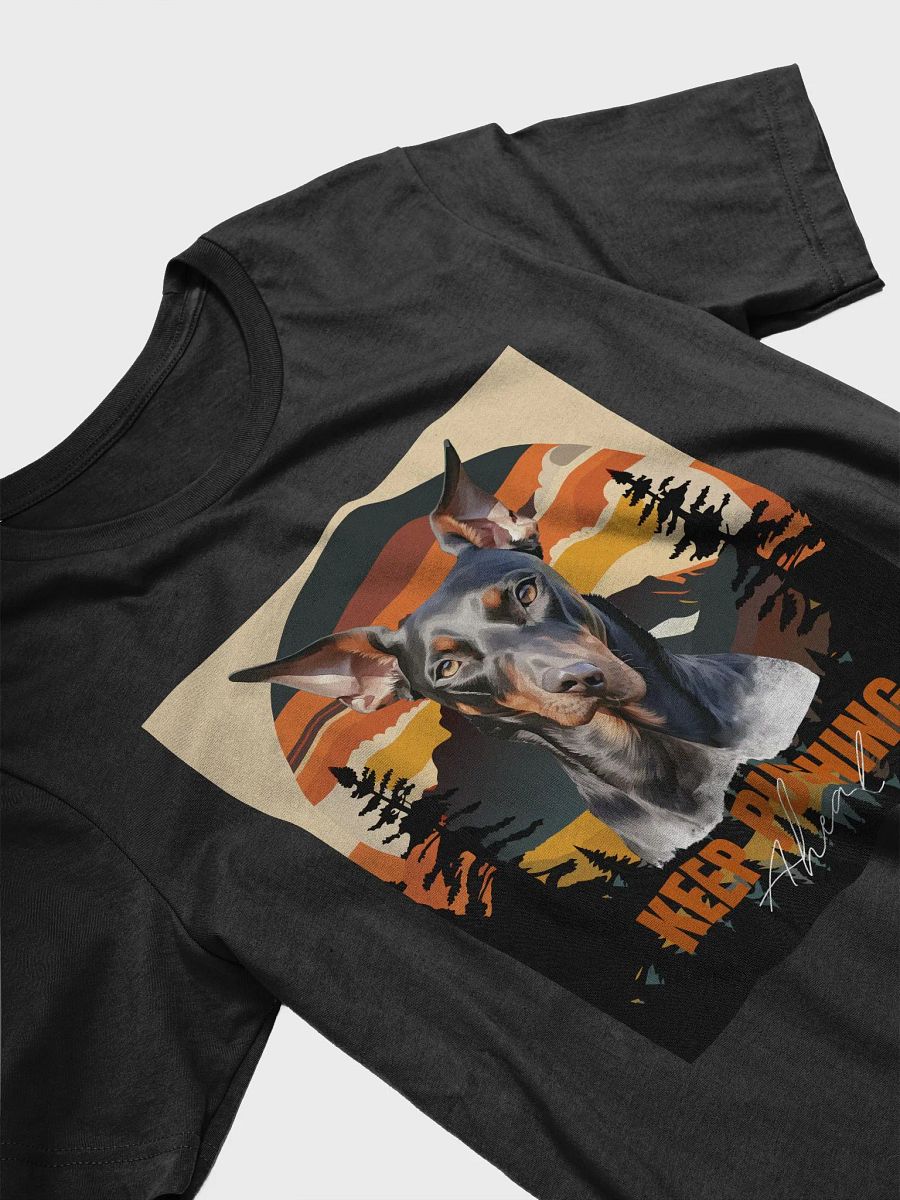 Keep Pushing Ahead Doberman Regular Fit T-shirt product image (6)
