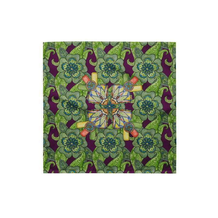 Crystal Garden All-Over Print Bandana product image (1)