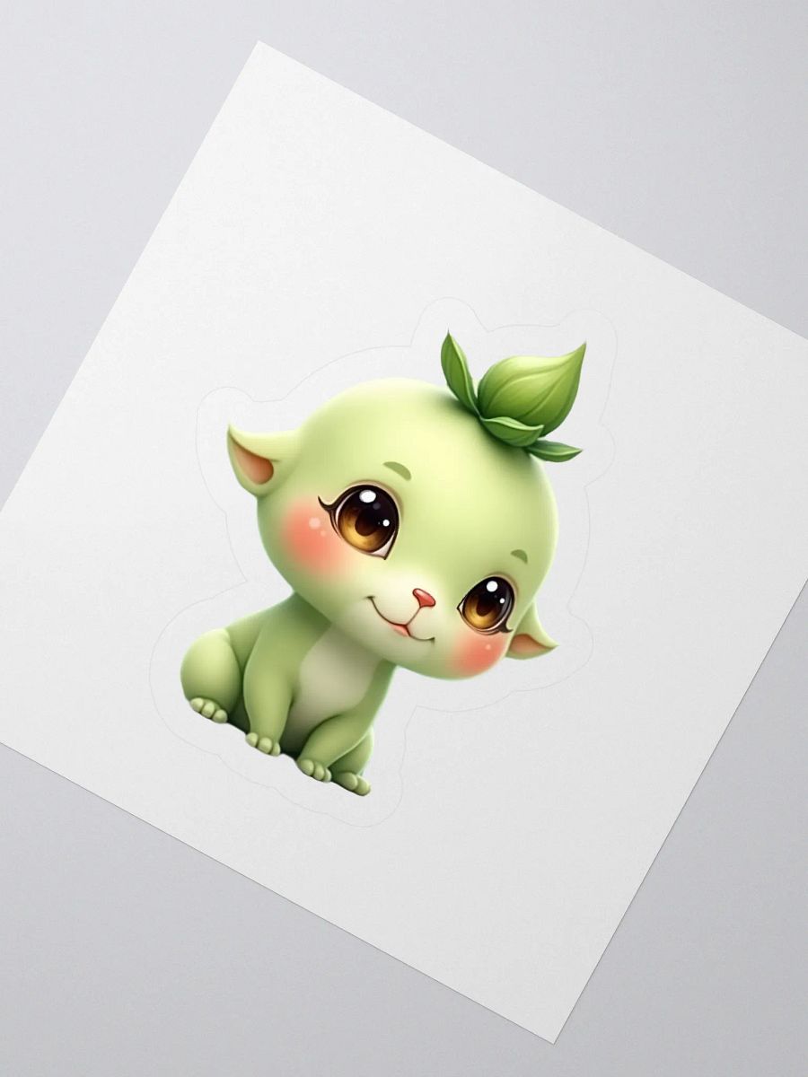 Adorable Green Creature Kiss Cut Stickers product image (2)