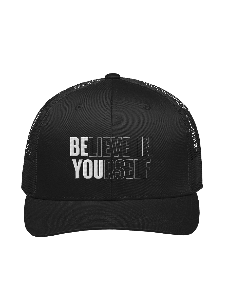 Believe In Yourself Motivational Quote Inspiration Positive Trucker Hat product image (2)