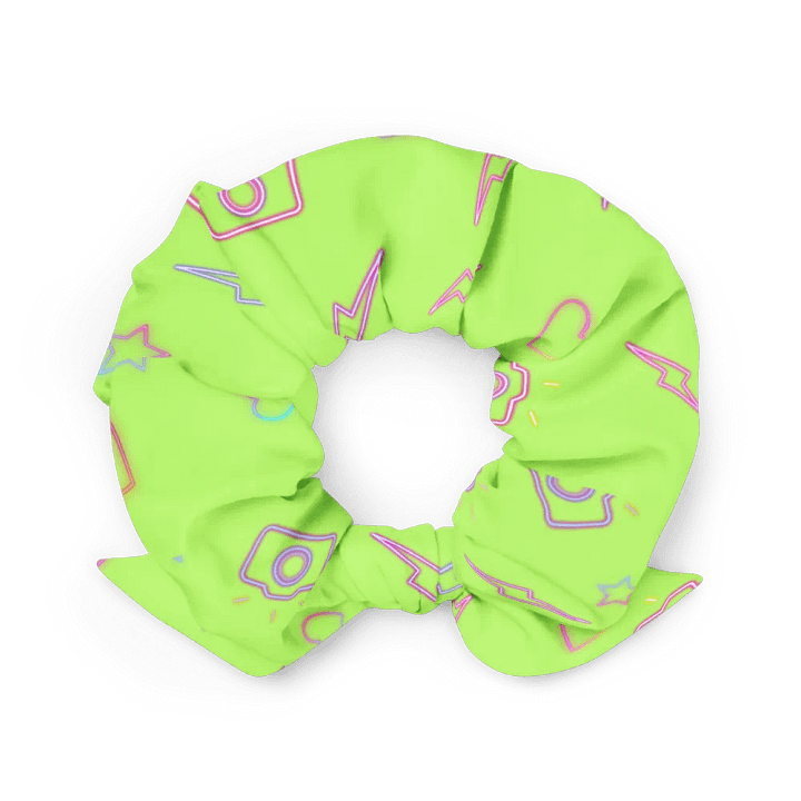 Funky Fotog Neon Green Scrunchy product image (2)