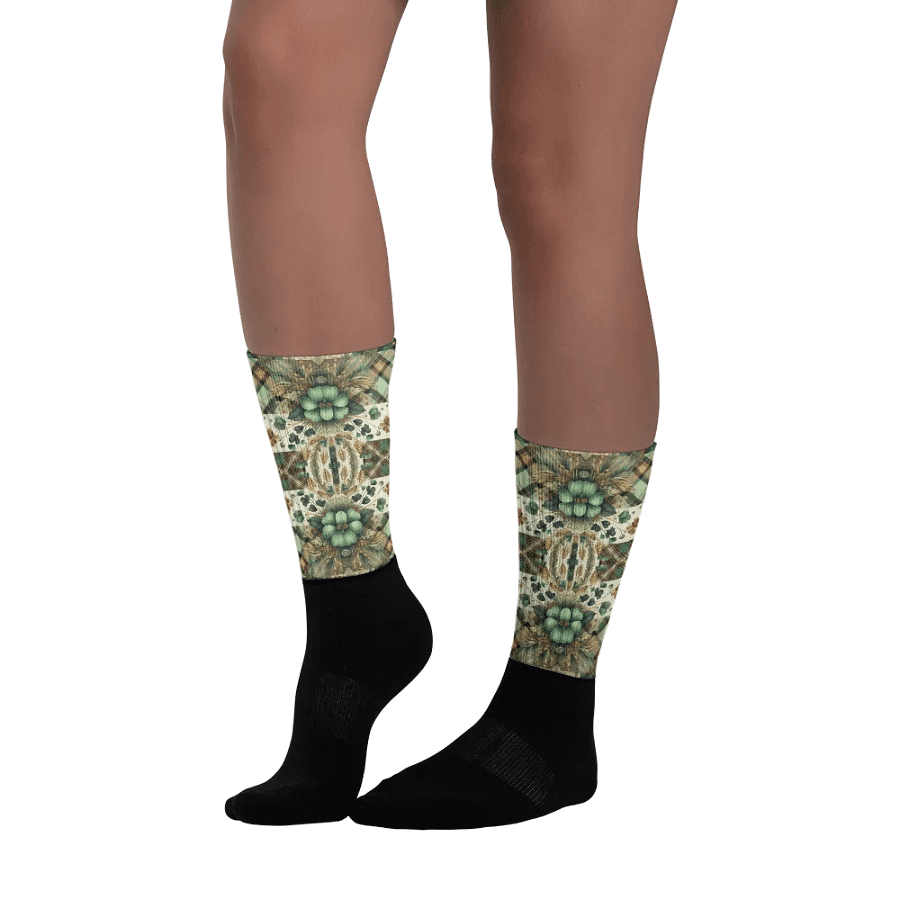 Green Kaleidoscope Dream Socks product image (3)