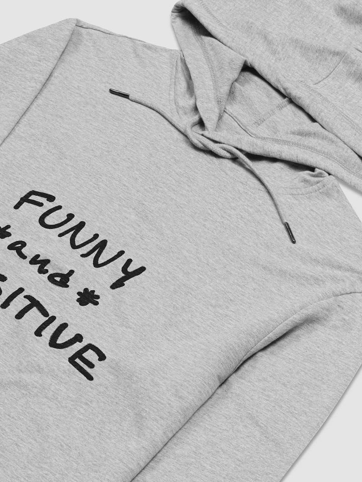 FUNNY *and* SENSITIVE printed lightweight hoodie product image (1)