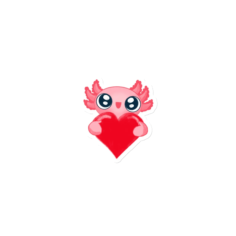 Axolotl Love Magnet product image (1)