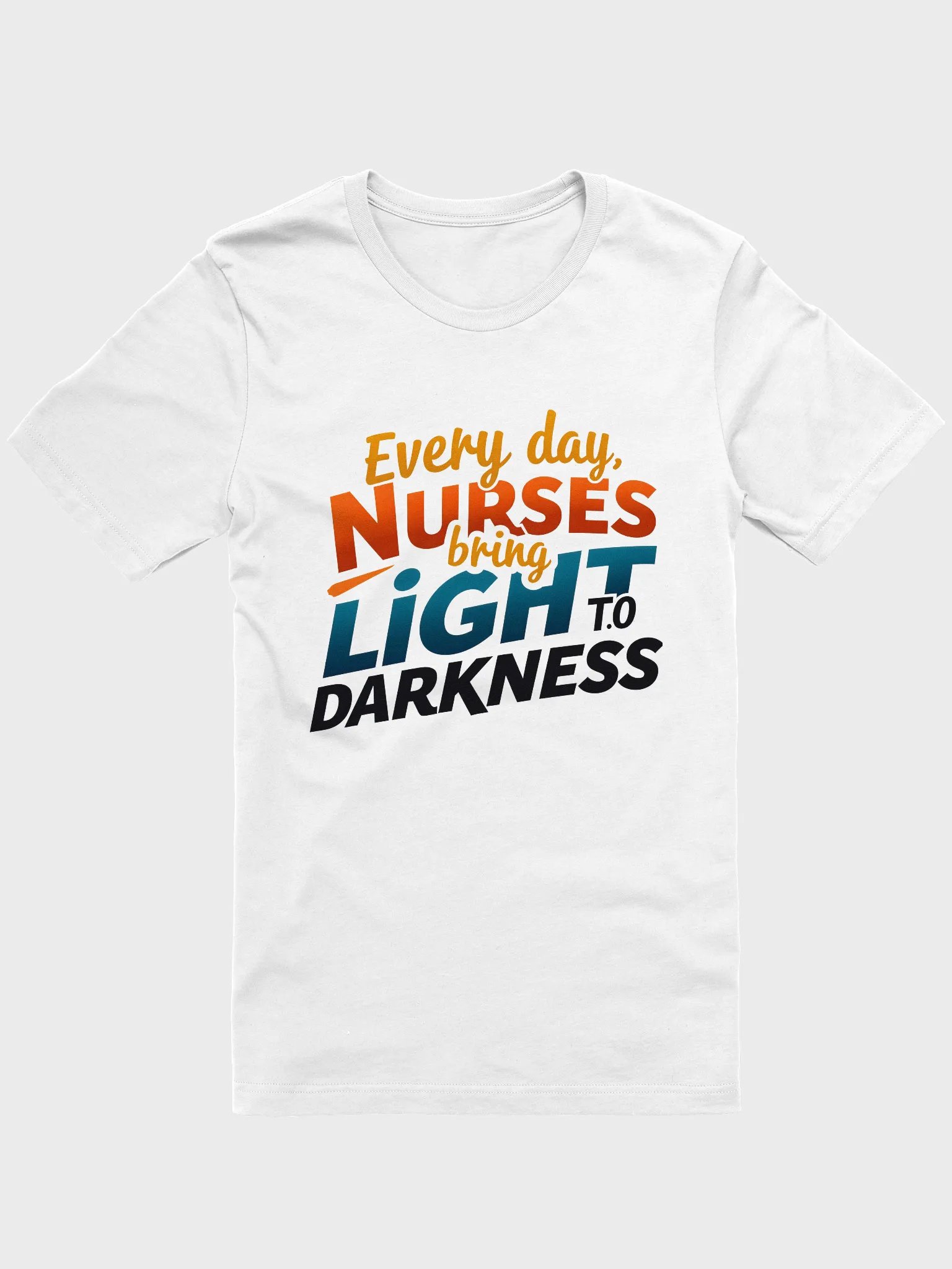 Nurse's Light Gradient T-Shirt product image (5)