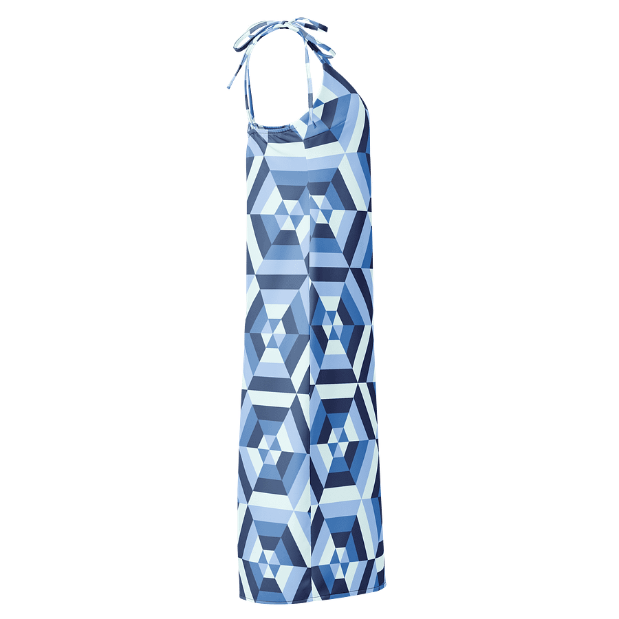 Symmetric Blue Hex Dress product image (4)