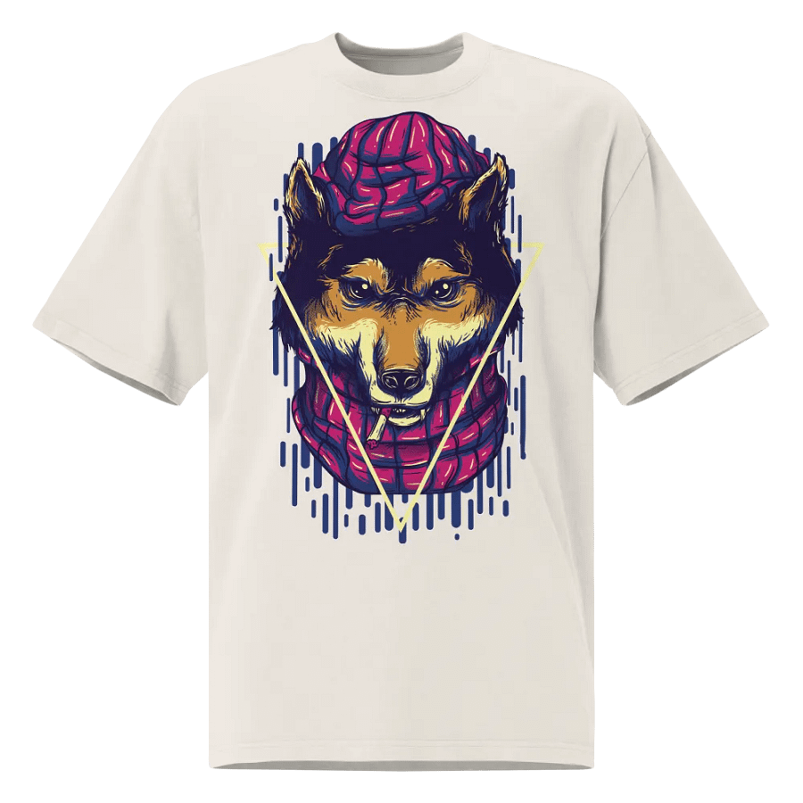 Wolf Hipster T-Shirt product image (1)
