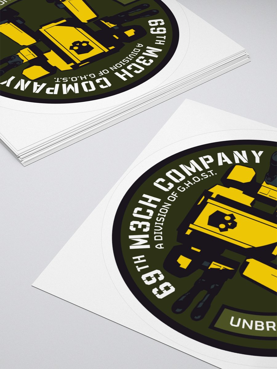 69th M3CH Company Flat Sticker product image (4)