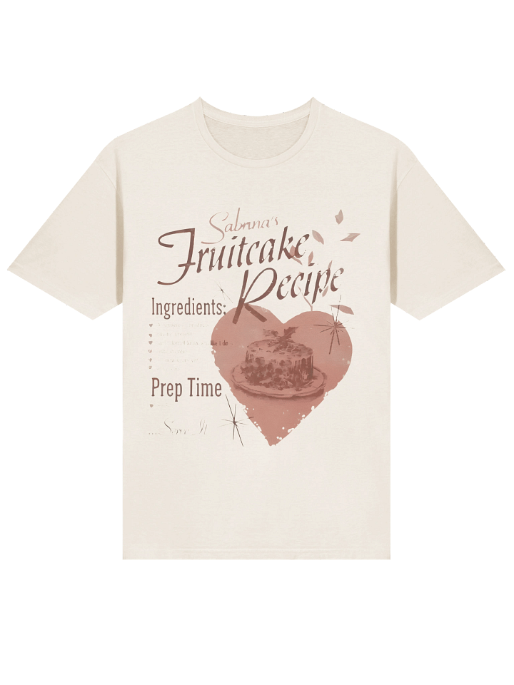 Sabrina Carpenter Fruitcake Recipe T-Shirt product image (2)