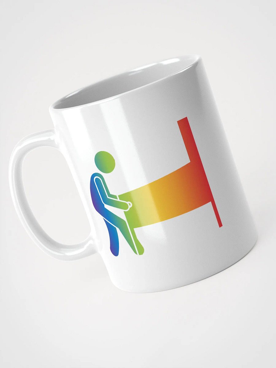 White Rainbow Silhouette Mug product image (7)