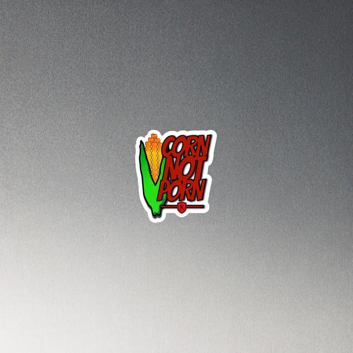 CORN NOT PORN - Die-Cut Magnet product image (4)