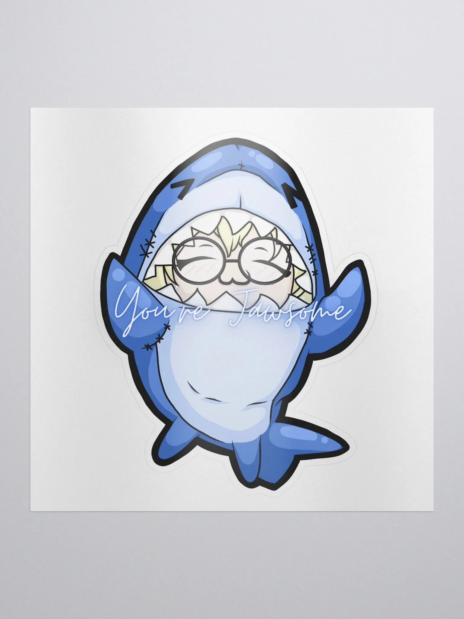 Youre Jawsome Kiss Sticker product image (1)