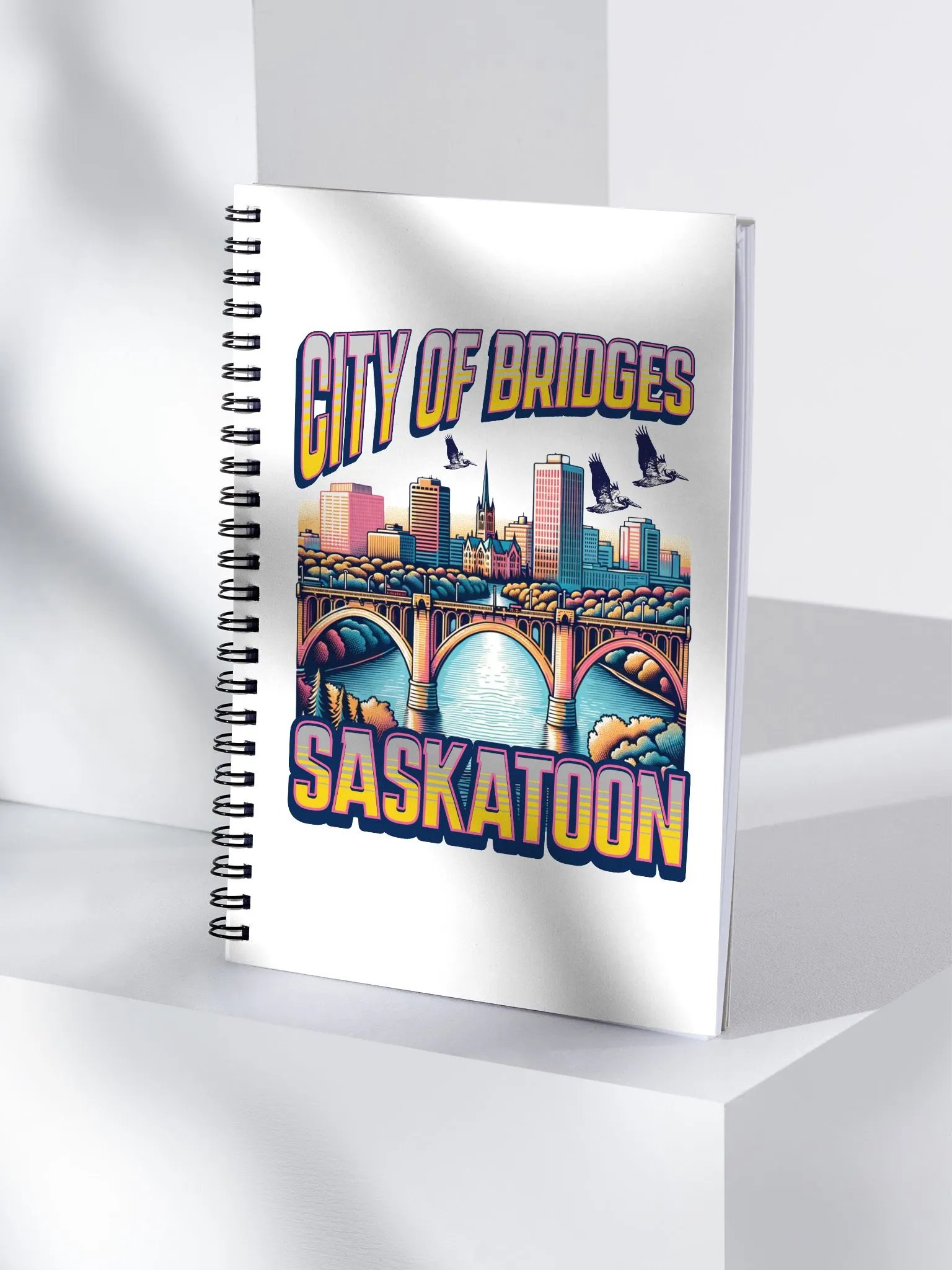 City of Bridges Saskatoon Vibrant Notebook product image (3)